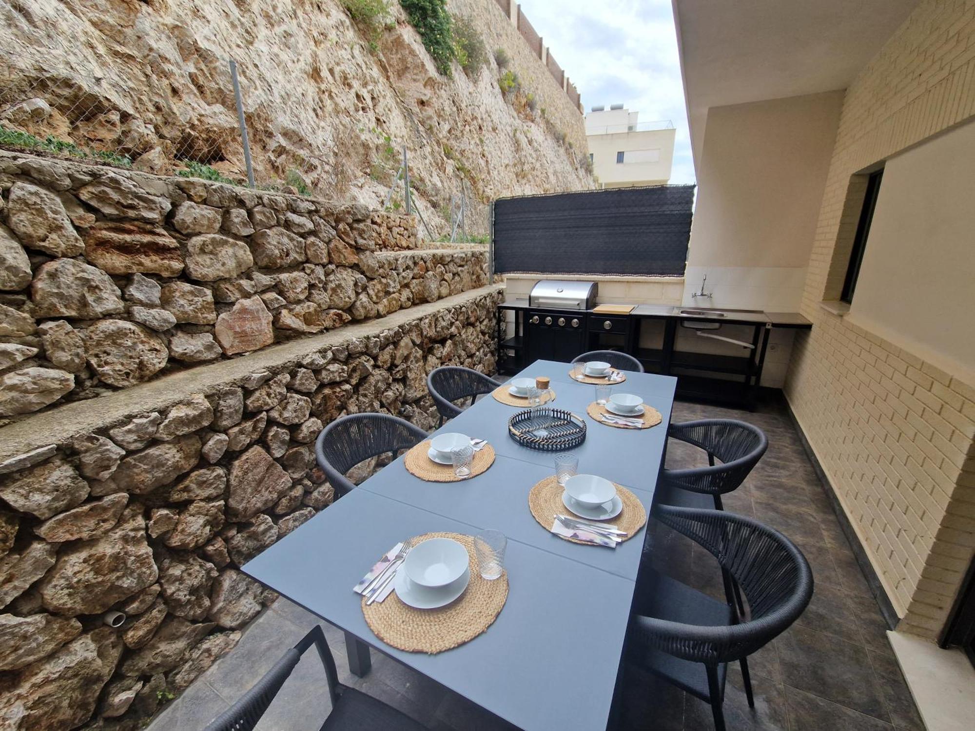 Villa Casa Buena Vista Con Piscina Y Ascensor Cullera Exterior foto